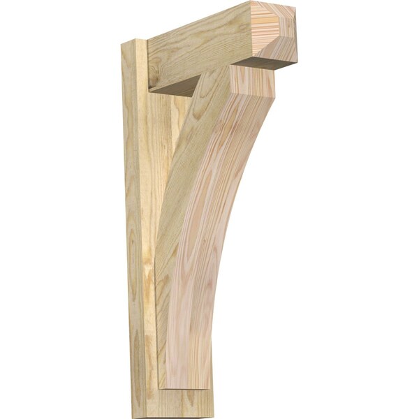 Ekena Millwork Thorton Craftsman Rough Sawn Outlooker, Douglas Fir, 6"W x 16"D x 28"H OUT06X16X28THR04RDF - main